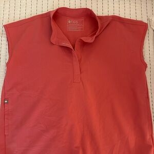 Figs Rafaela Oversized Scrub Top in Desert Rose